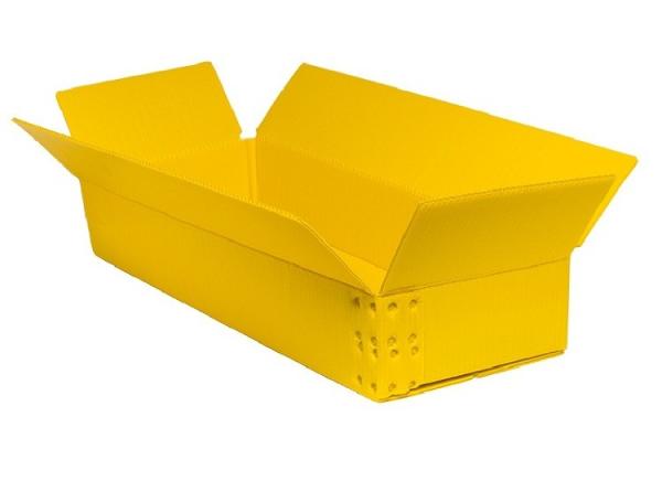 Quality factory made recycled plastic pp coroplast coreflute corrugated fold box for sale