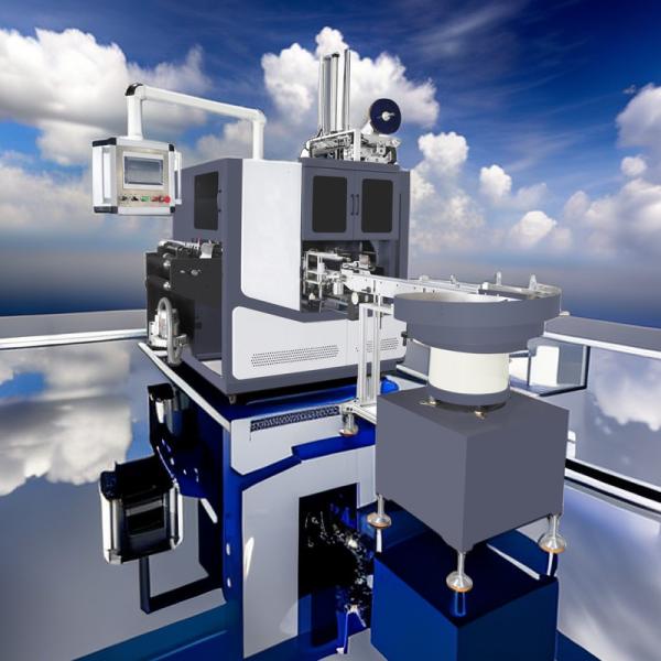 Quality HIGH-SPEED FOUR-AXIS NON STOP TURRET SLITTING REWINDING MACHINE FOR EASY OPERATIONS GLUELESS GLUE LESS NO GLUE GLUE FREE for sale