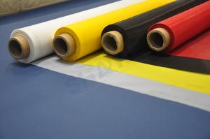 Highly Controlled Precision Polyester Screen Printing Mesh White Color SGS Approved