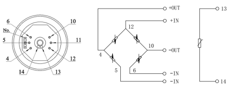 Dual Output High Temperature Pressure Switch Φ19mm×15mm General Size