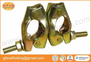 China British pressed Q235 swivel coupler rotation clamp with 48.3mm size for pipe and coupler scaffolding system wholesale