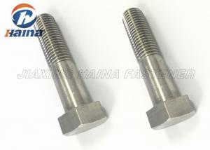 China DIN931 304 / 316 Stainless Steel half threaded Hex Head Bolts wholesale