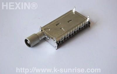Quality IEC connector with metal shield for sale