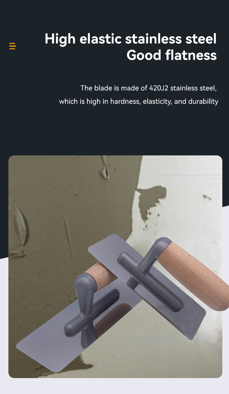 Acceptable OEM Producing High Capacity Bricklaying Trowel with Stainless Steel Blade