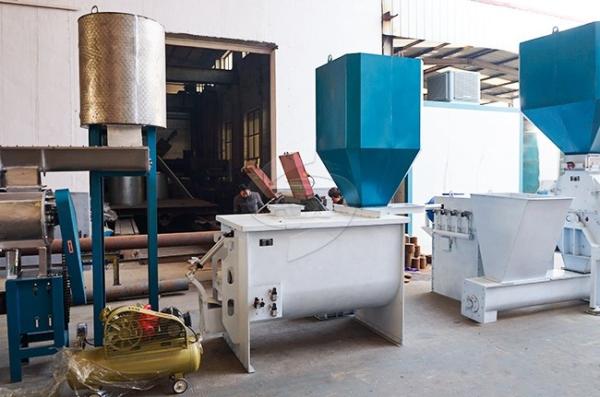 Quality 300-400kg/H Fish Feed Processing Line Easy Operation Low Energy Consumption for sale