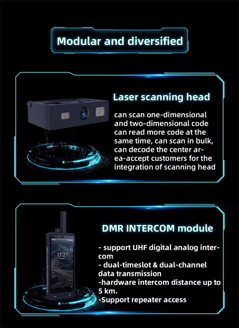 IP68 Explosion Proof Mobile Phone Android Smartphone DMR RTK Optional