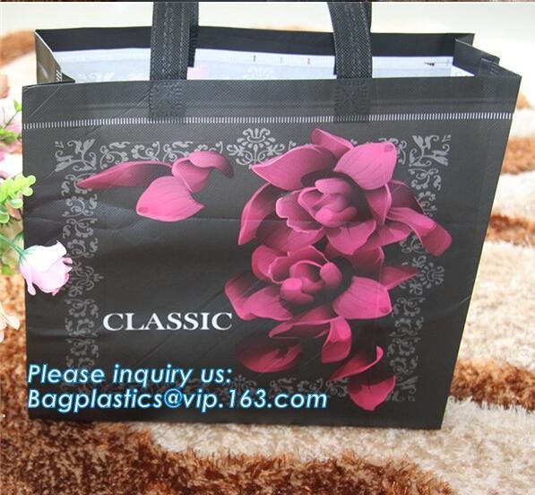 customized promotional laminated gift shopping tote polypropylene pp non woven bag, Fashional hot sale reusable tnt tnt
