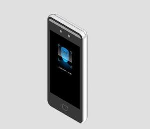 China 5.5inch AI Thermometer Attendance Machine System Terminal Access Control Thermal Scanner 3d Face Recognition wholesale
