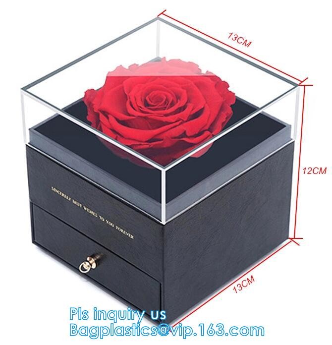New product custom handmade small luxury wedding paper jewellery white gift box with ribbon closure,Silk Customised Pock