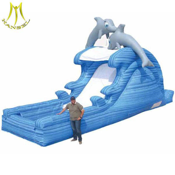 Quality Hansel high quality giant inflatable shark water slide for adults in amusement water park for sale