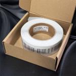 EAS 8.2MHz RF Security Soft Label 40 X 40mm Coated Paper With Bar Code