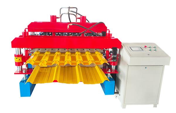 Quality 380VAC Double Layer Roll Forming Machine 0.3-0.8mm Roofing Sheet Making Machine for sale