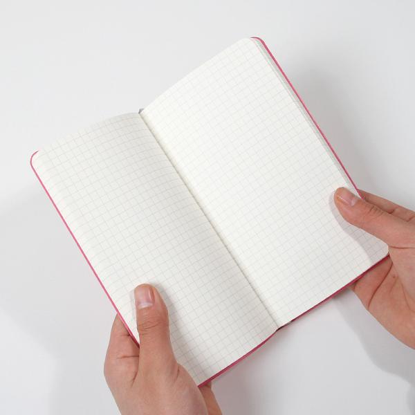 Light Grey Grid Writing Journal Notebook Thickness 15mm With Two Sided 100gsm Paper