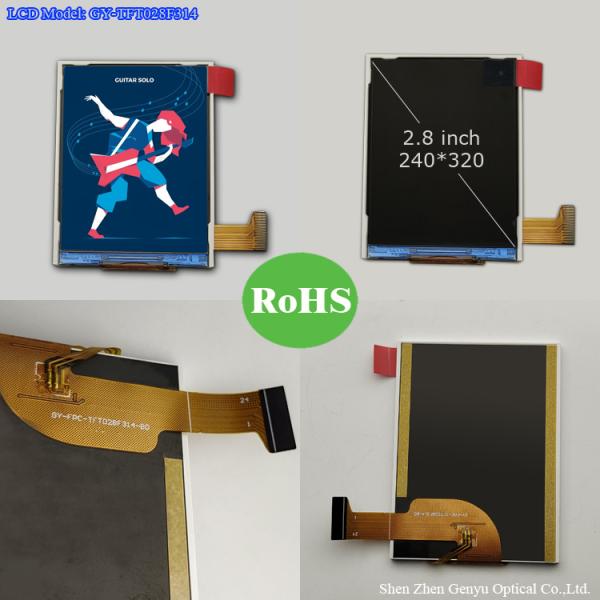 2.8 Inch TFT Display 240x320 Dots 3.3V ST7789 24PIN TN TFT Display