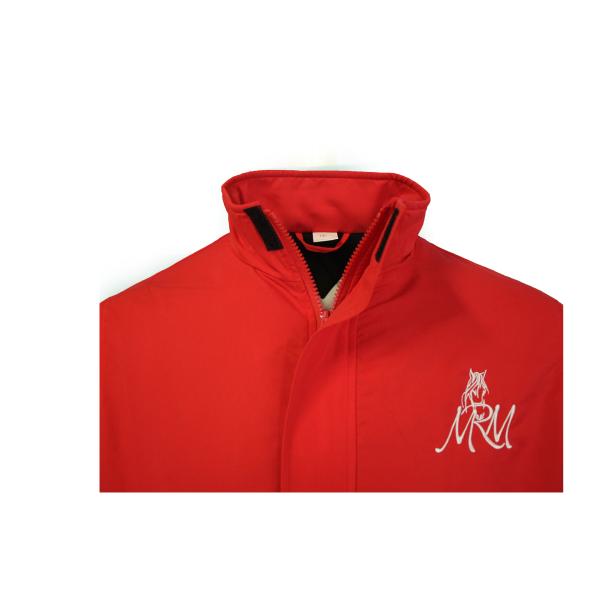 S-5XL Fleece Lined 413 GSM Black Thermal Jacket With Embroidery