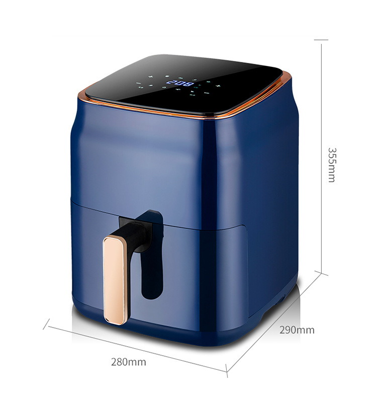 Convenient 6L Capacity Touch Panel Digital Air Fryer for Versatile Cooking