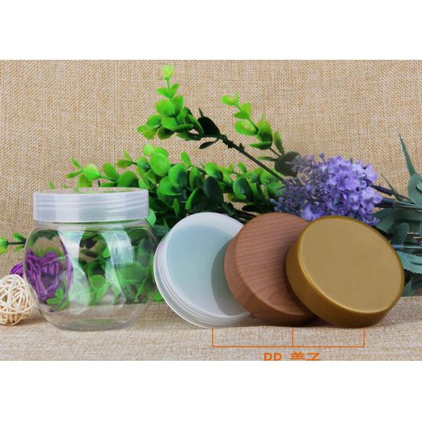 Special Style Clear Plastic Cylinder / Security Screw Cap Bottle Food Grade