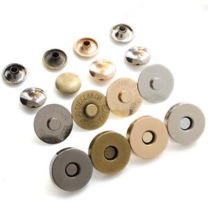 China 2020 metal double face rivet magnet button wholesale