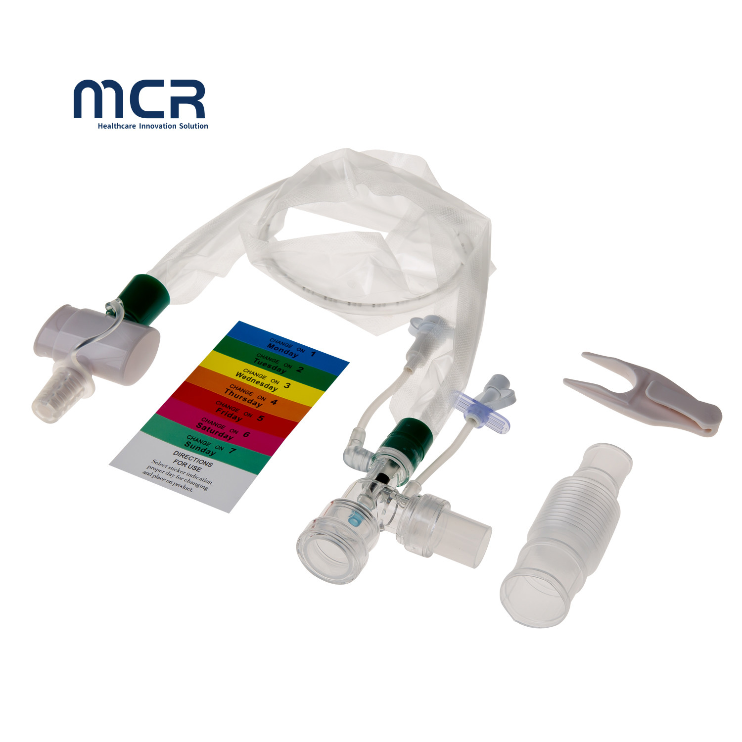 Disposable Closed Suction System L Piece 24H For Airway Management