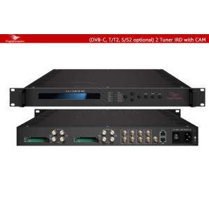 China (DVB-C, T/T2, S/S2 optional) 2 Tuner IRD with CAM wholesale