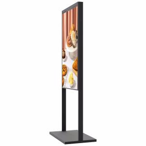 China Contrast Ratio Iron 65inch Advertising Display With 2000-3000nits shop window display wholesale