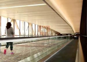 China Low Noise Moving Walk Escalator , Automatic Walkway For Large Passenger Flow wholesale