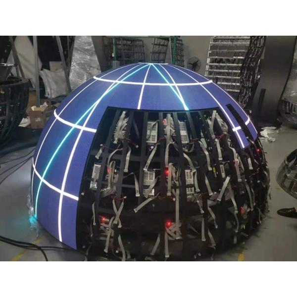 Quality P2mm Sphere Creative LED Video Display 360 Degree Indoor for sale