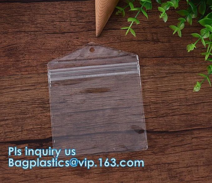 Cosmetic K Clear Bubble Bags/Hot Sale Slider Zipper Bag, Slider Hook Hanging Zipper Bag, Slider Zipper PVC Pencil 12