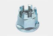 China CASTLE NUT WITH FLANGE wholesale