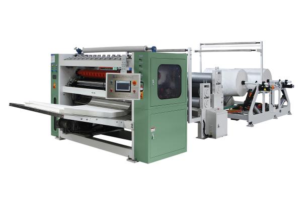 Quality 100 Meter / Min interfolded Facial Tissue Paper Folding Machine for sale