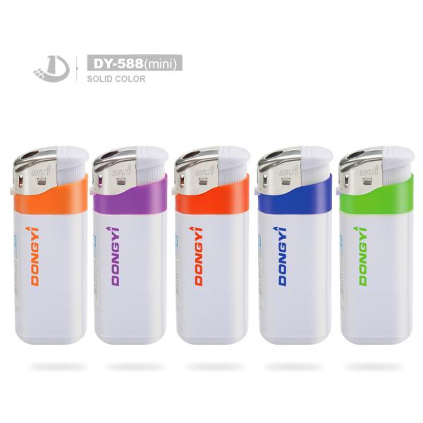 Dy-5820 Unique Cigarette Electronic Gas Lighter With LED Customized