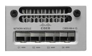 China Durable Cisco 3850 Expansion Module , Sfp Pluggable Optical Module C3850-NM-4-1G wholesale