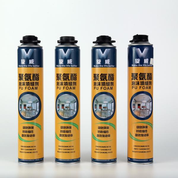 Quality One Component Polyurethane Foam Adhesive Tube Packaged Weatherproof for sale