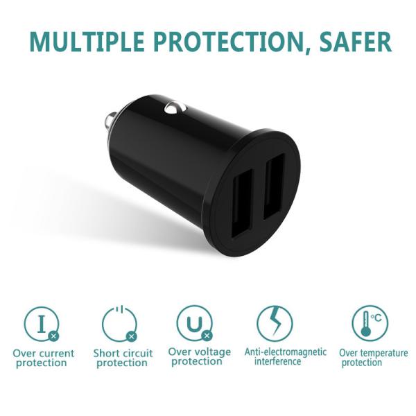 4.8A Dual USB CAR CHARGER Universal Compatible USB CAR CHARGER for all electronics cheap price