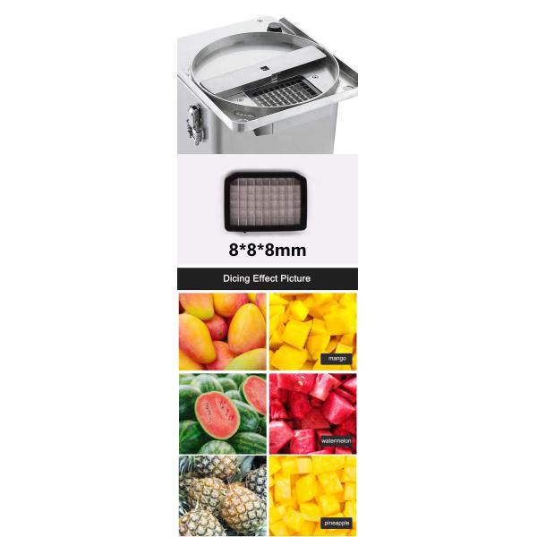 Professional Electric Vegetable Fruit Cutter with Durable Stainless Steel Construction