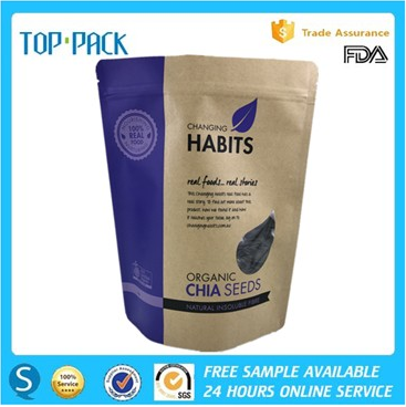 15Lb Extra Large Zipper Food Packaging Pouches With Handle For Protein Powder