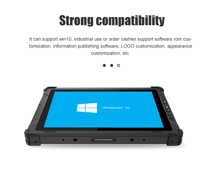 Capacitive Screen 10 inch Industrial Tablet with IP65 Waterproof and Rear 8.0MP Camera