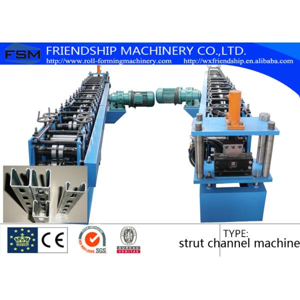 Solar Struct Channel Roll Forming Machine With 15 Roll Stations