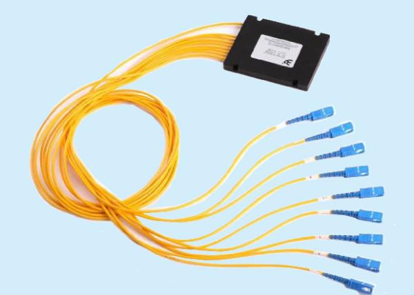 Quality 1x8 Module Fiber Optic PLC Splitter With ASB BOX Cassette Type for sale