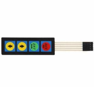 China EL Circuit Illuminated Membrane Switch Keyboard Panel For Machine Damp Proof wholesale