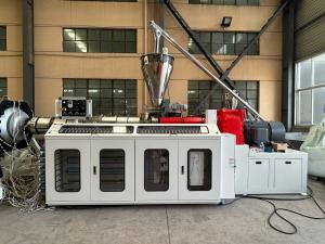 China SIEMENS / SCHNIDER Contactor Plastic Pipe Machine PVC Pipe Socketing Machine Pipe Extrusion Line Water Pipe Making Machine on sale