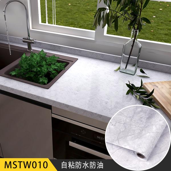 Waterproof Oil Proof Marble Wallpaper for Desk Top Cover Decoration or Renovation Classic Peel Stick Vinyl Wallpapers