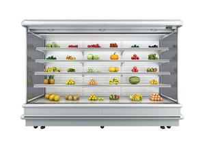 China Remote System Multideck Open Chiller Display Fridge For Vegetable wholesale