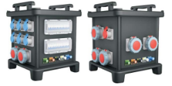 Medium Size Stackable waterproof distribution board Mobile Power Socket Box Floor Socket Box