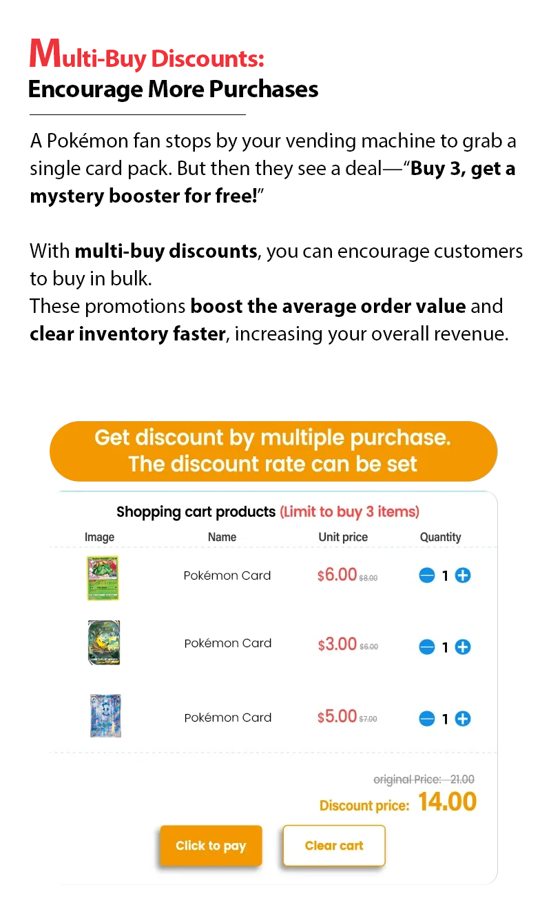 Pokémon Vending Machine with Customized Graphics Nayax Card Reader Spanish UI for European Market