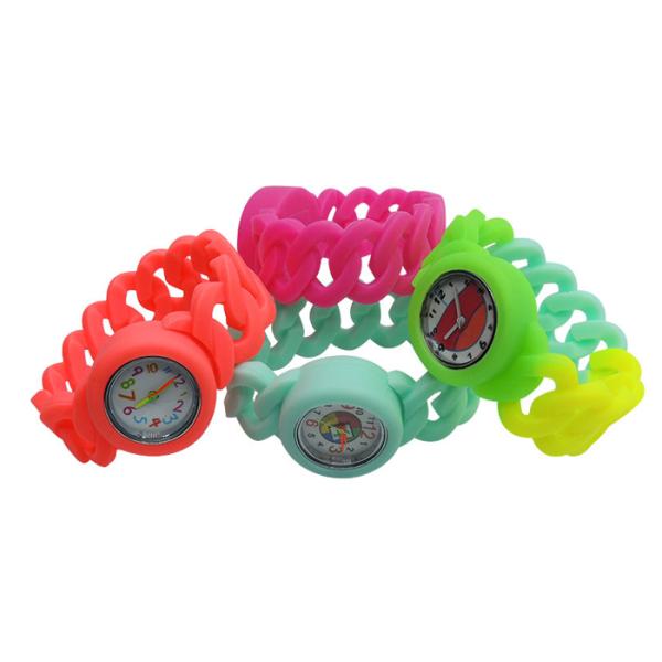 Silicone Braided Bracelet Children's Electronic Silicone Watch LED Touch Cartoon Watch Promotion Custom Gift Cartoon
