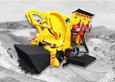 Quality Pneumatic Air Rock Loading Machine 0.26 M3 Bucket Volume With Air Motor for sale