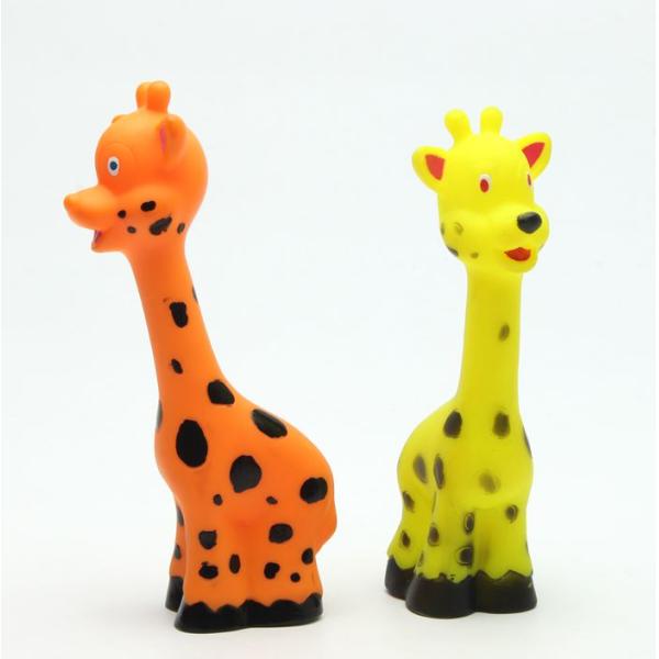 Giraffe Customized pet chew toy vinyl toys for dogs
