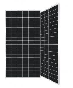 China 120cell HJT PV Module Bifacial Half Cell Double Glass Solar Panel 625w~645w wholesale