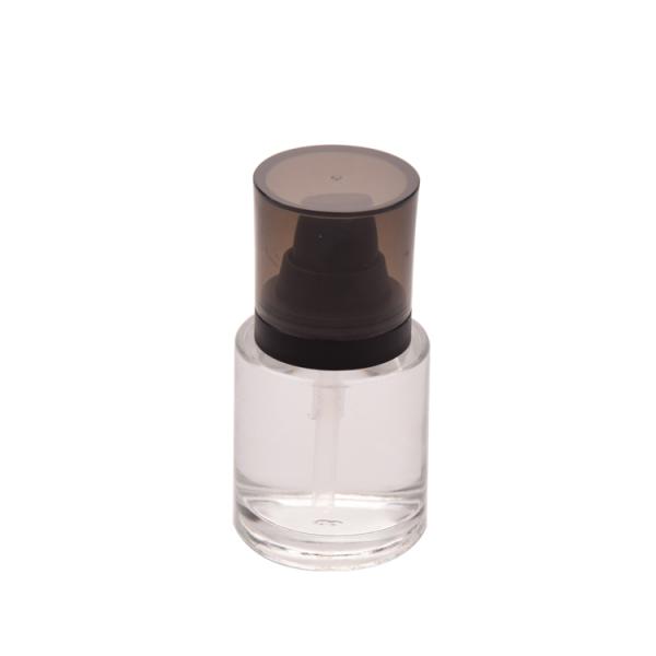 40ml Empty Glass Foundation Bottle Screw Closure Cosmetic Pump Bottle